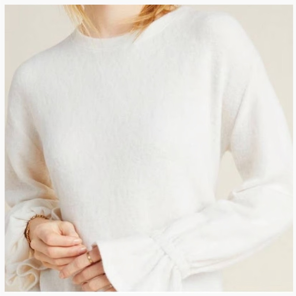 Elegant White Women's Sweater